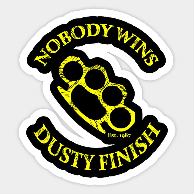 Nobody Wins Sticker by Imp